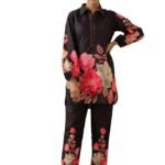 Women's Dress Batik V-Neck CO-ODS Set for Women (CO-ODS 97 BATIK)